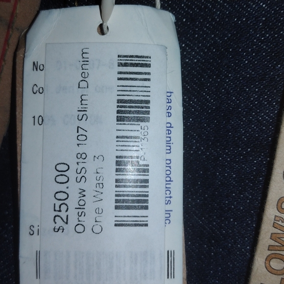 Orslow SS18 107 SLIM DENIM - Picture 5 of 5